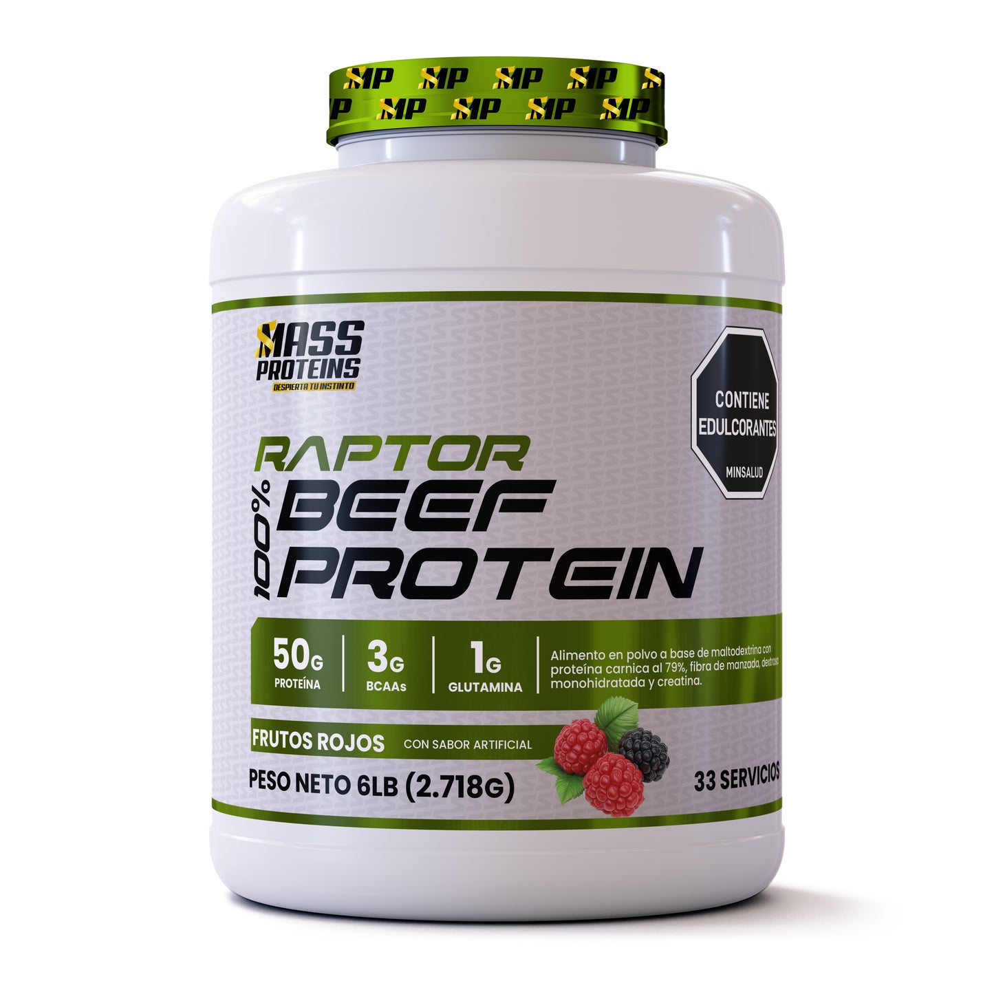 Raptor Beef Protein 6LBS
