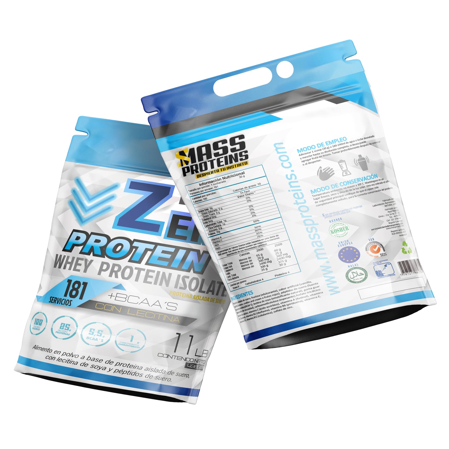 Bolsa Zero Whey Protein Isolate